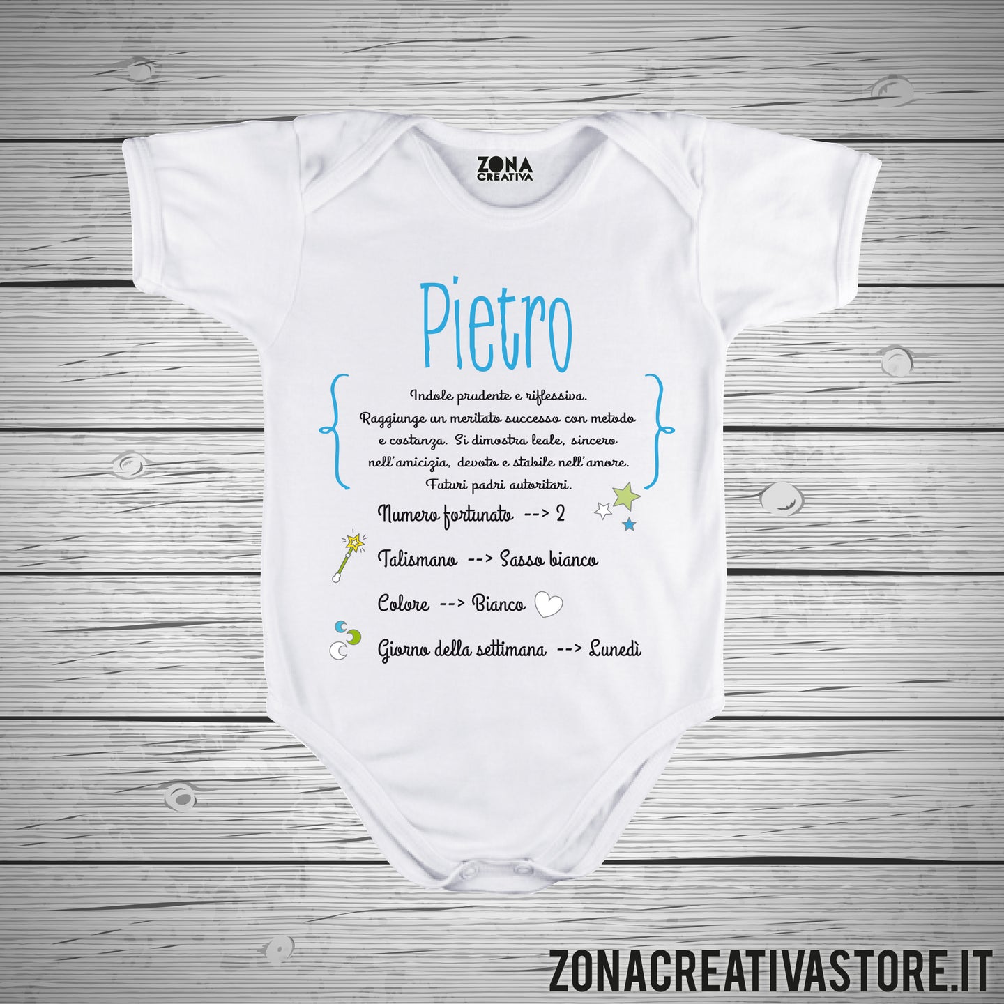 Body neonato nome Pietro