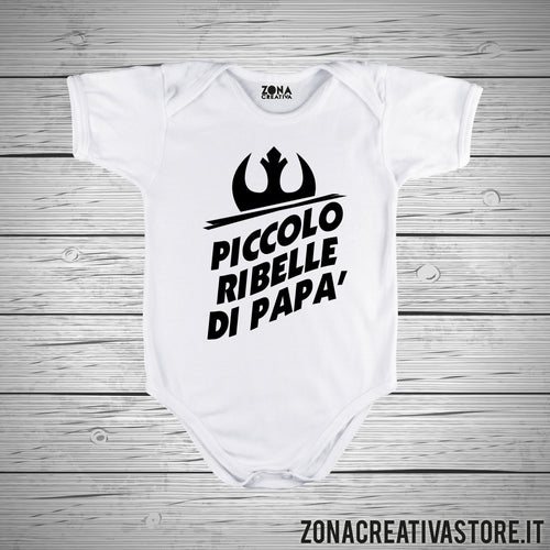 Body neonato PICCOLO RIBELLE DI PAPA'