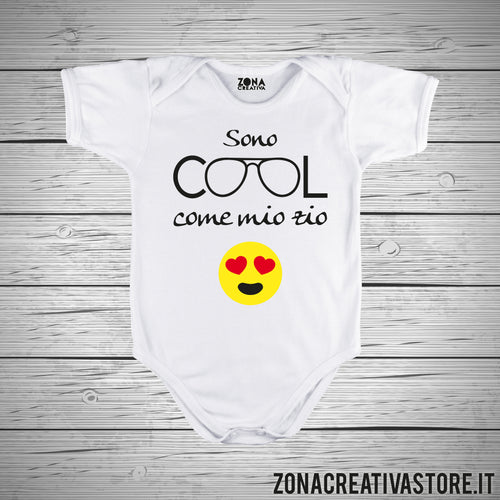 Body neonato SONO COOL COME MIO ZIO