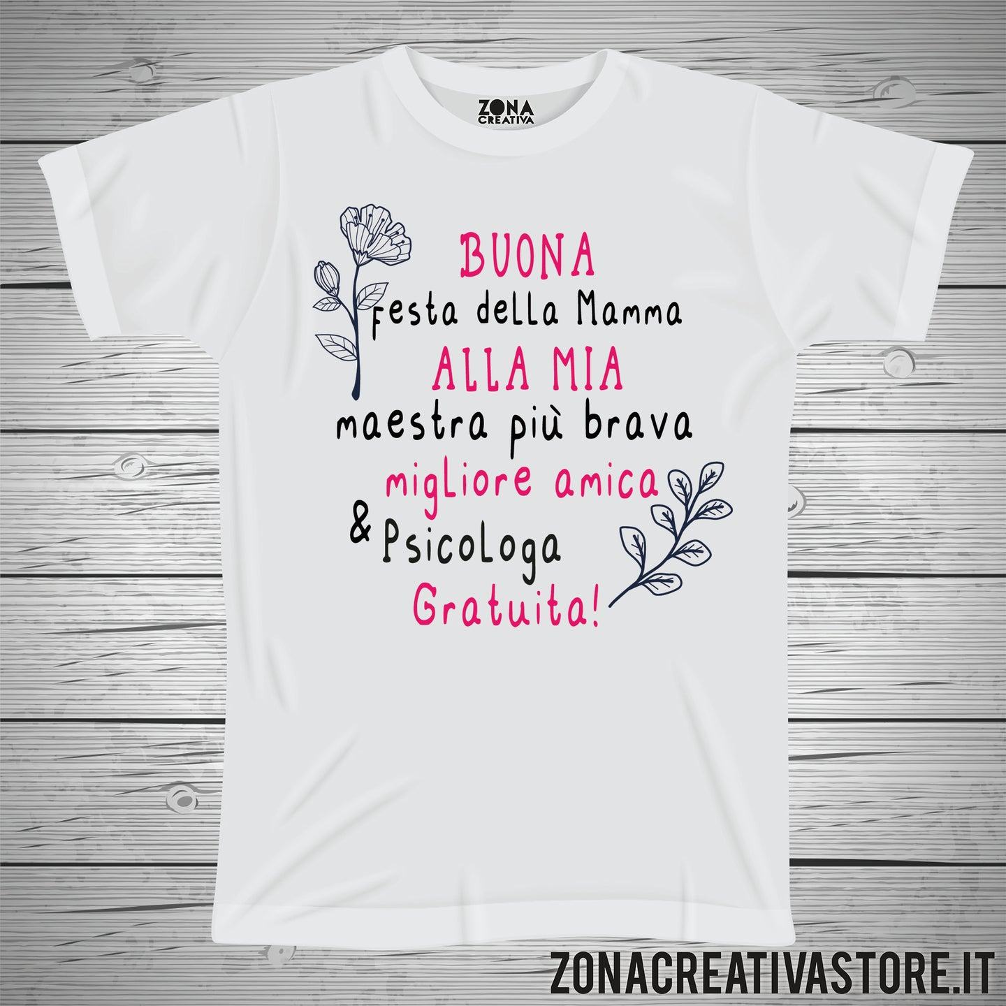 T-shirt per la festa della mamma BUONA FESTA DELLA MAMMA...