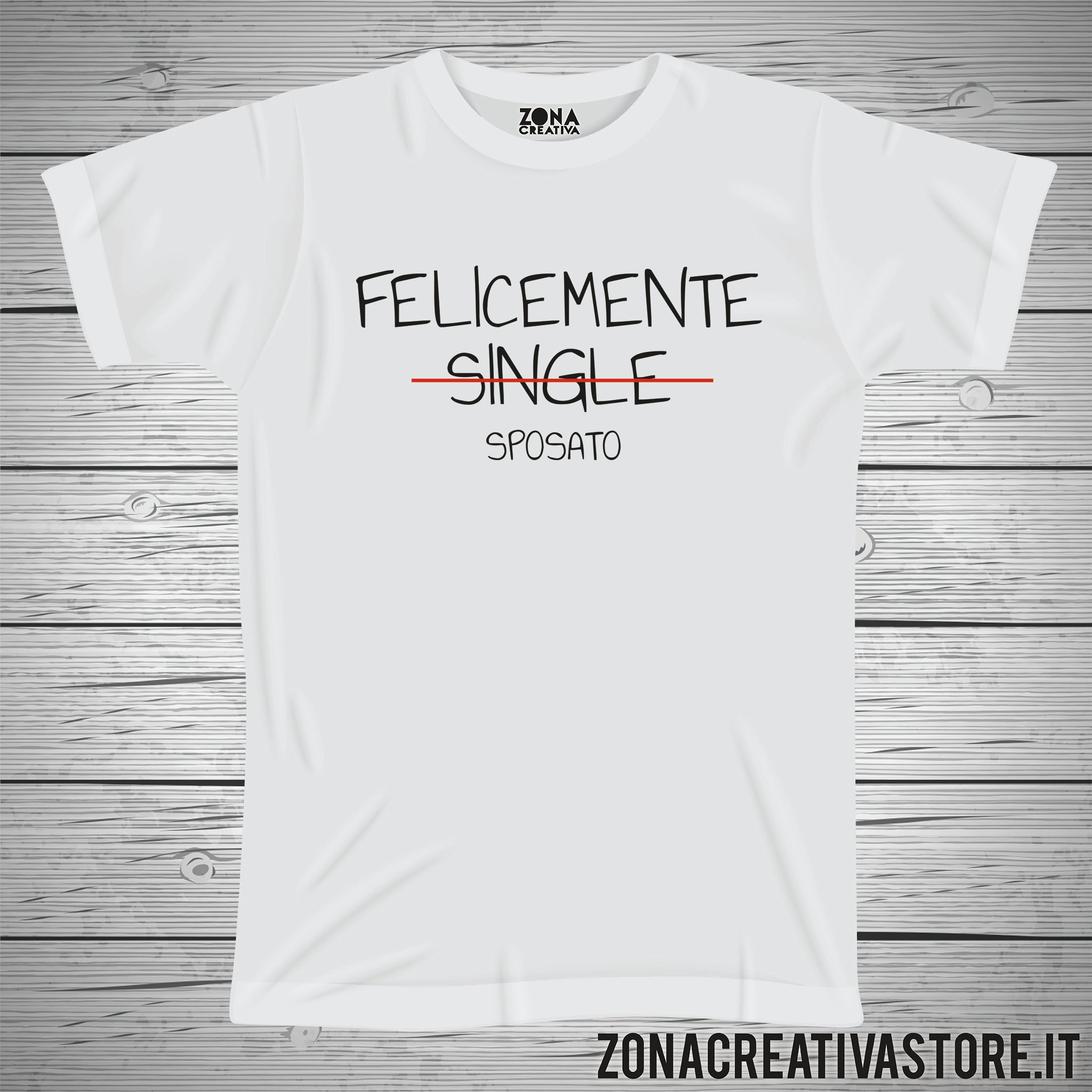 T-shirt con frasi divertenti LA MIA FIDANZATA HA SEMPRE RAGIONE –  zonacreativastore