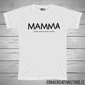 T-shirt per la festa della mamma MAMMA GIUDICE