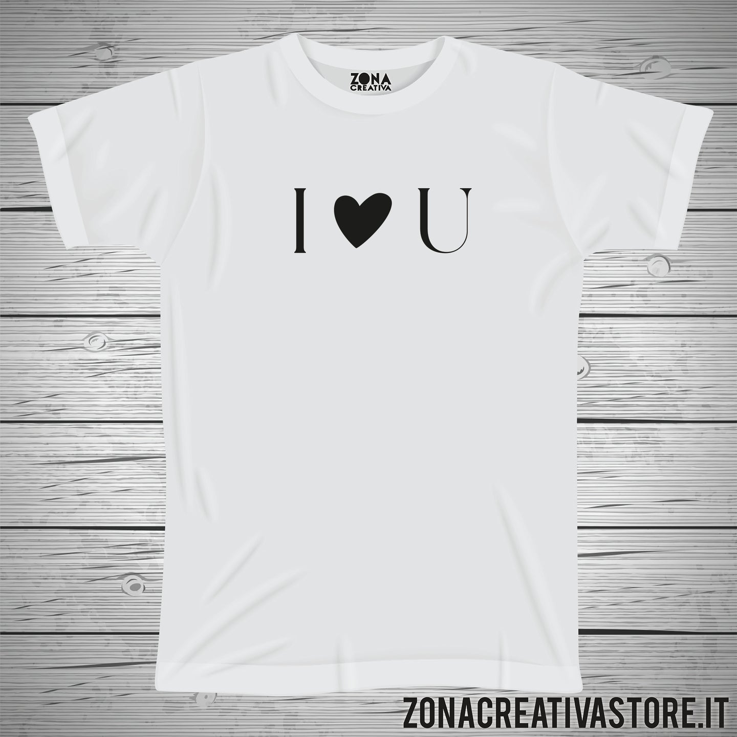 T-shirt divertente I LOVE YOU