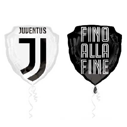 Pallone gonfiabile foil scudetto Juve - Altezza cm. 68x63