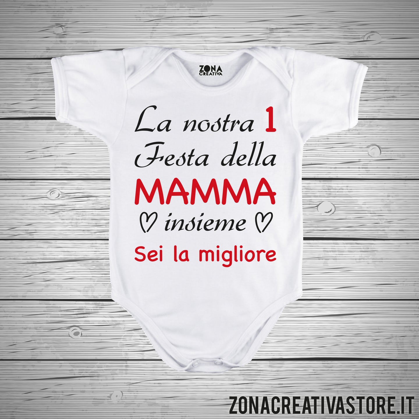Colorfamily Body Neonato Maschietto Festa della Mamma - la Nostra 1 della - Bodino per Uso diurno Colorfamily Body Neonato Maschietto Festa della Mamma - la Nostra 1 della - Bodino per Uso diurno