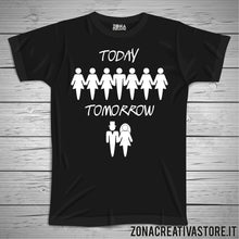 Carica l&#39;immagine nel visualizzatore di Gallery, T-shirt addio al celibato e nubilato TODAY TOMORROW