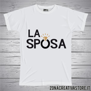 T-shirt addio al nubilato LA SPOSA