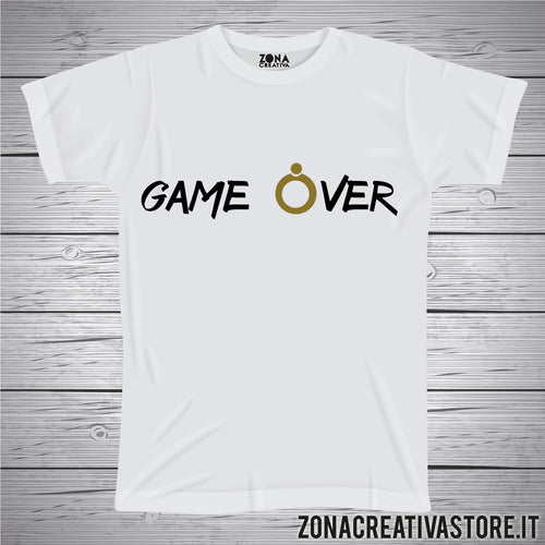 T-shirt addio al nubilato celibato GAME OVER