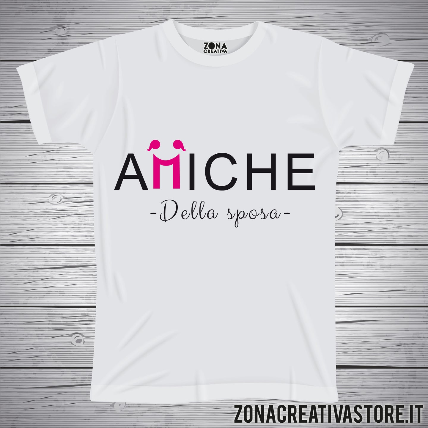 T-shirt addio al nubilato AMICHE DELLA SPOSA