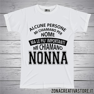 T-shirt con frasi sui nonni ALCUNE PERSONE...NONNA