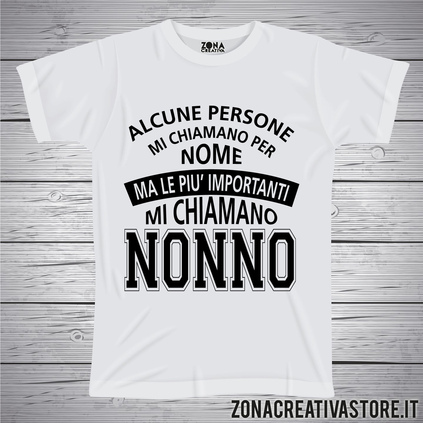 T-shirt con frasi sui nonni ALCUNE PERSONE...NONNO