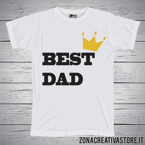 T-shirt festa del papà BEST DAD