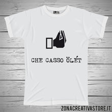 Carica l&#39;immagine nel visualizzatore di Gallery, T-shirt divertente con frase in dialetto bergamasco CHE CASSO OLET