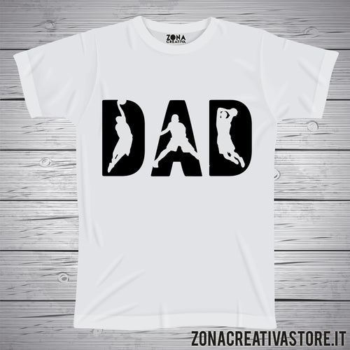 T-shirt festa del papà DAD BASKET