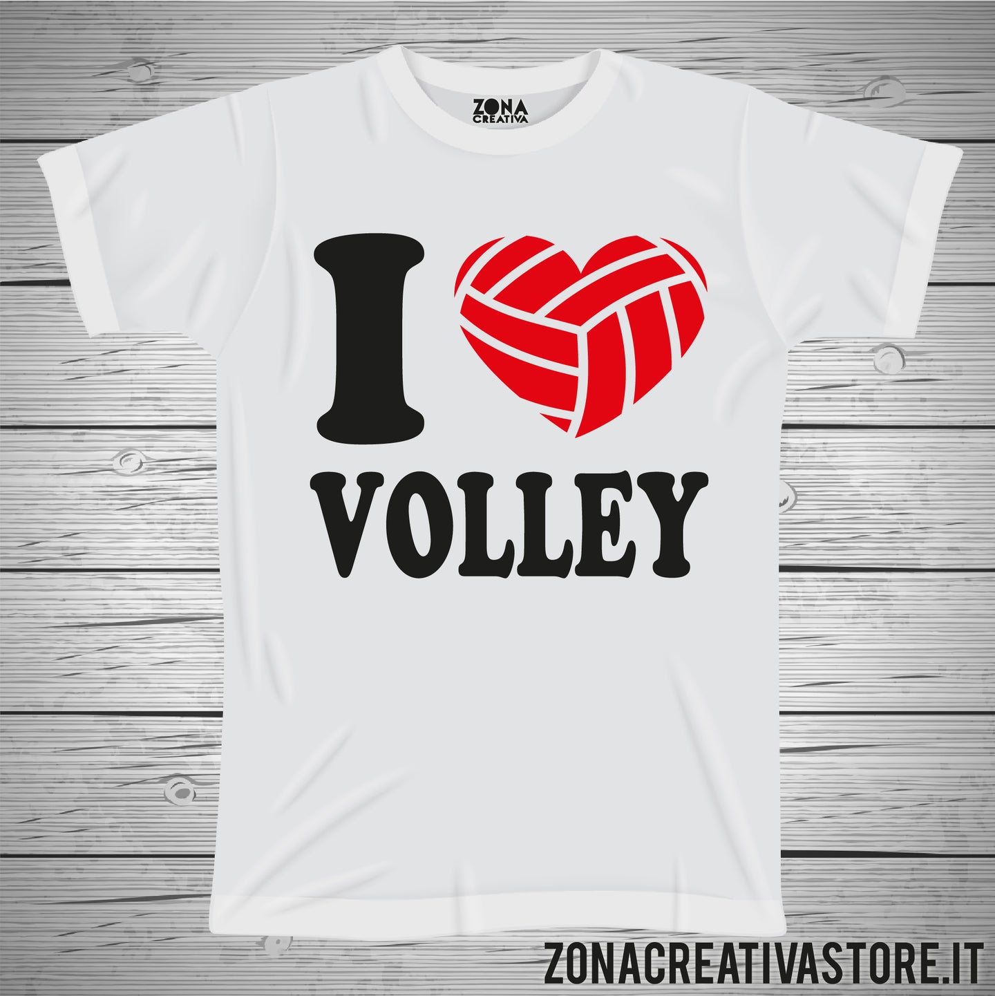 T-shirt I LOVE VOLLEY