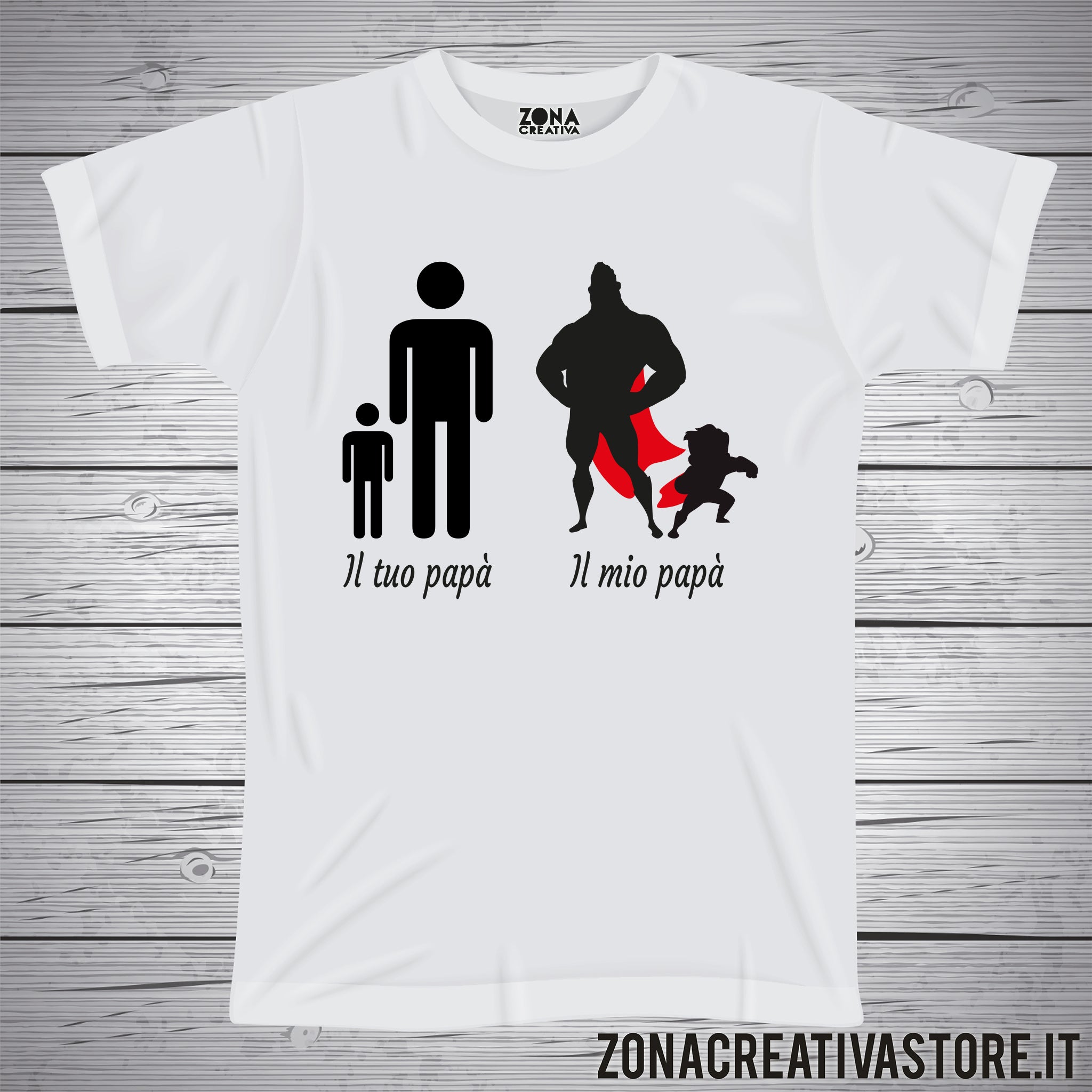 Maglietta Divertente Per Papà - 'Papà è Il Mio Preferito' - Regalo Uomo - Foto 1