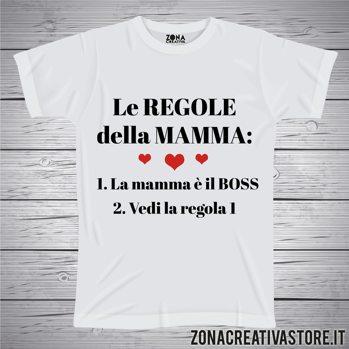 T-shirt LE REGOLE DELLA MAMMA