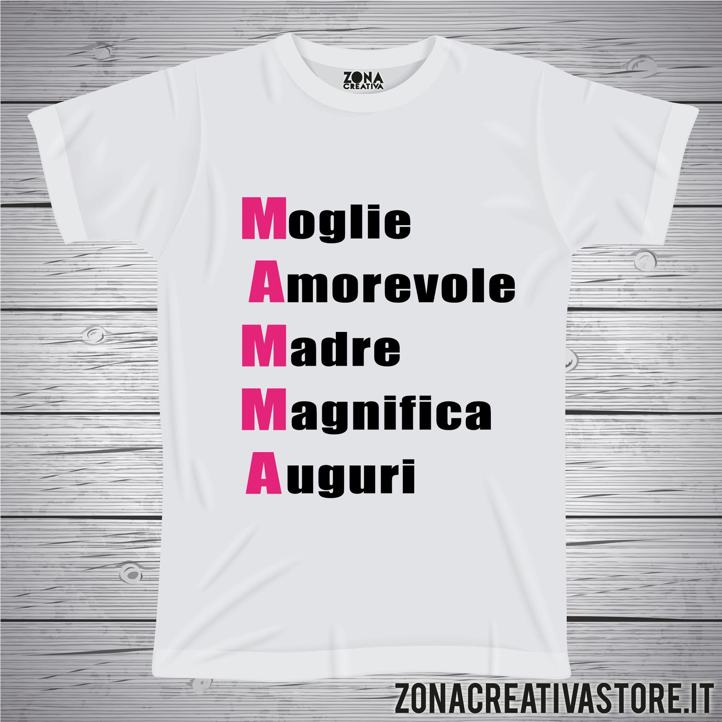 T-shirt MAMMA DESCRIZIONE