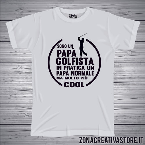 T-shirt festa del papà PAPA' GOLFISTA