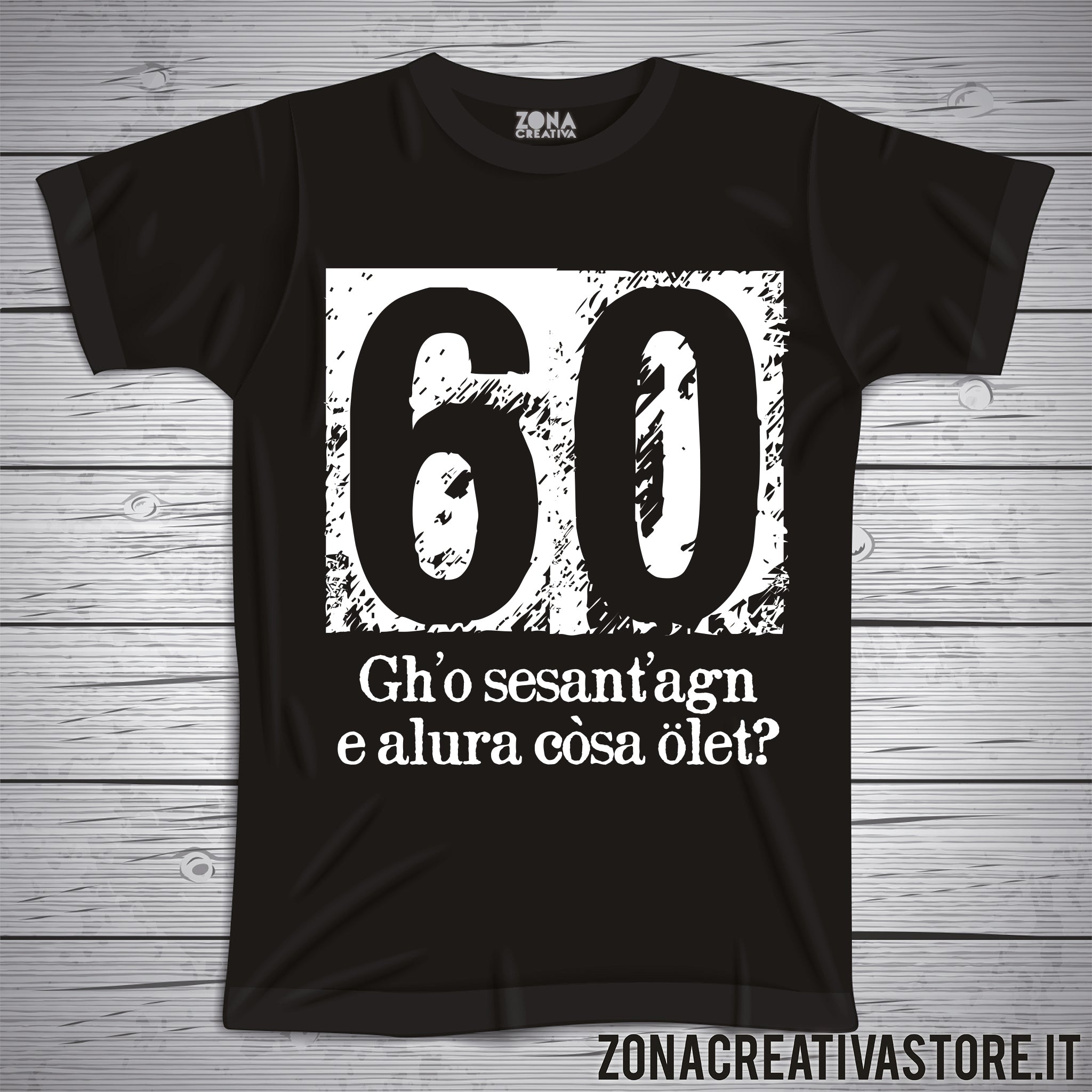 T-Shirt Nera 100% Cotone Con Scritta '1960' | Compleanno Anni '60, Regalo Uomo Donna, Casual, Leggende
