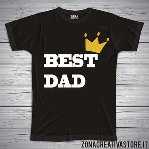 T-shirt festa del papà BEST DAD