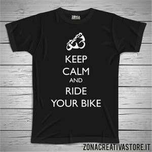 T-shirt KEEP CALM AND RIDE YOUR BIKE