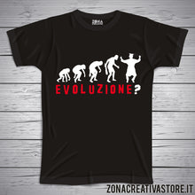 Carica l&#39;immagine nel visualizzatore di Gallery, T-shirt per laurea EVOLUZIONE?