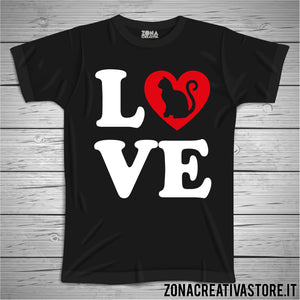 T-shirt LOVE GATTO