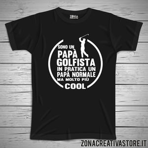 T-shirt festa del papà PAPA' GOLFISTA