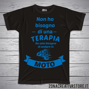 T-shirt con frasi divertenti TERAPIA MOTO
