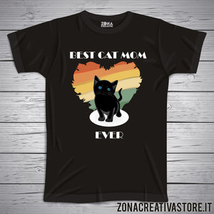 T-shirt BEST CAT MOM