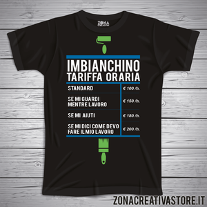 T-shirt IMBIANCHINO TARIFFA ORARIA