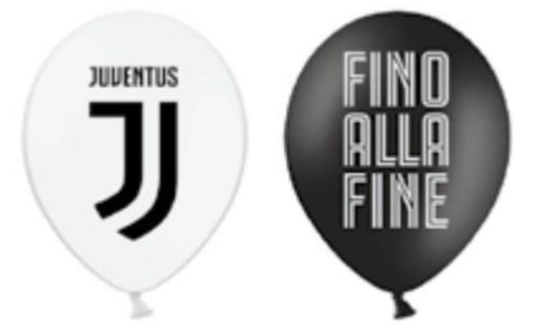 Palloncini gonfiabili in lattice Juve - cm 30 – zonacreativastore