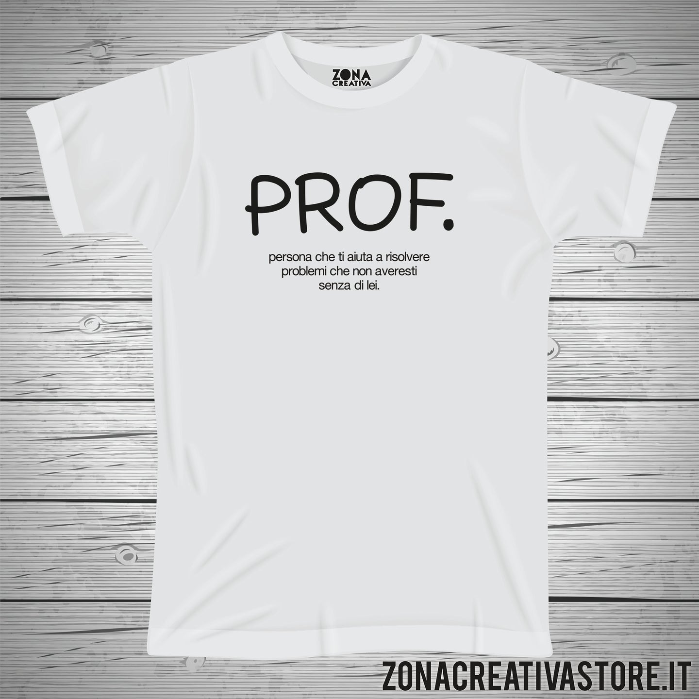 T-shirt scuola e maestra PROF.