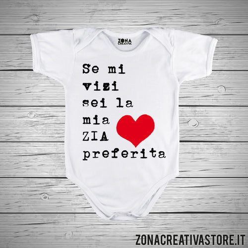 Body neonato AMO LA MIA ZIA