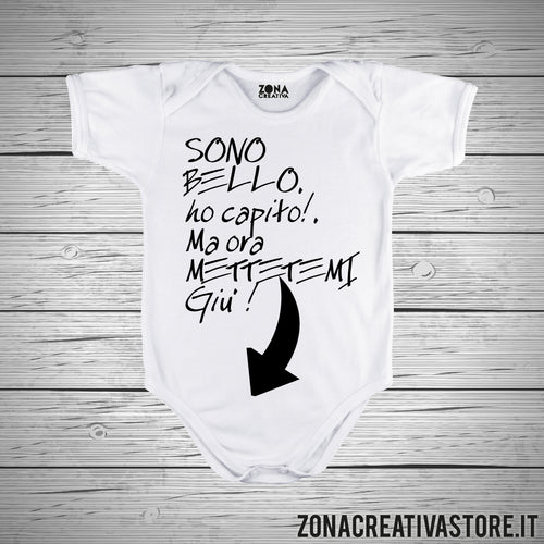 Body neonato SONO BELLO HO CAPITO